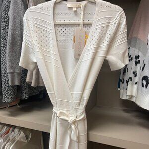 Wrapped White Dress - So classy!